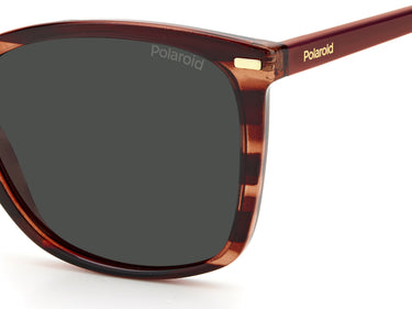 Women Polaroid Sunglasses: PLD 4108/S - Red Havana - SpecSMART Eye Clinic (Zoom View)